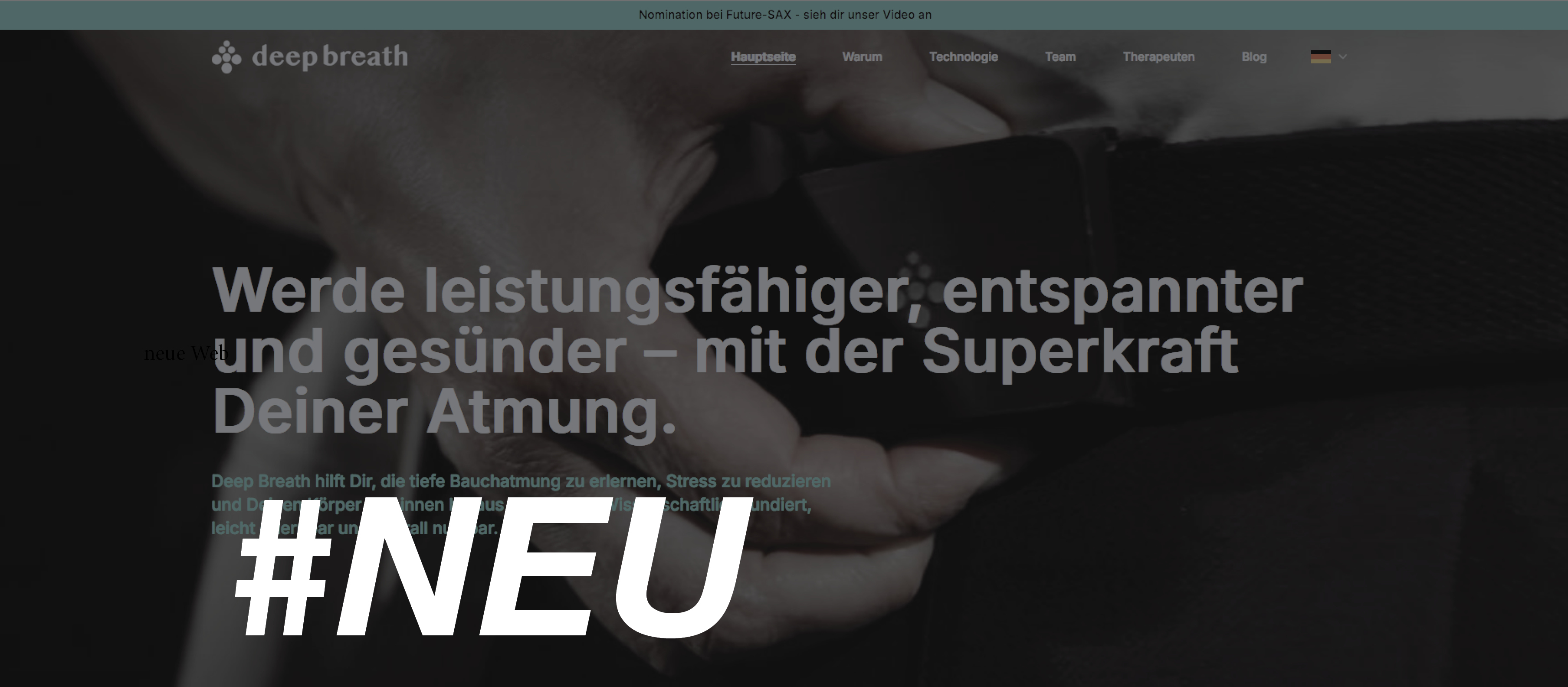 Unsere neue Webseite ist live